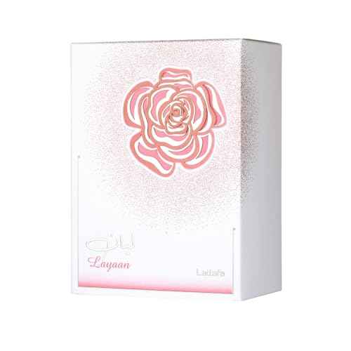 Lattafa Layaan ? Fruity, Floral, Woody, Musky ? Eau de Parfum Spray Long-Lasting Fragrance for Women, 2.53 Ounce / 75 ml