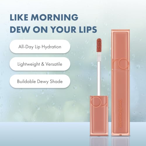rom&nd Dewyful Water Tint - Hydrating Lip Gloss in 12 Canyon, 1.4oz