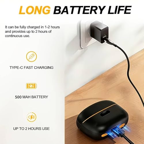 Lumzist Electric Nail Clipper with Grinder - Quiet, Painless Trimming