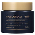 AVCA Snail Mucin Face Cream Moisturizer 100ml(3.38 fl. oz) ? Hydrating Anti Aging Korean Skin Care, Helps Improve Elasticity & Fine Lines with HA & Collagen