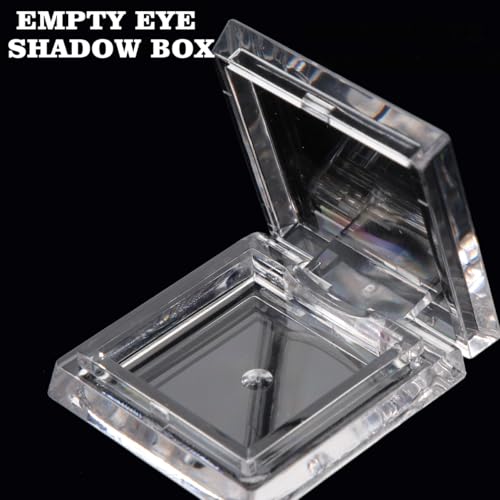 DOITOOL 4Pcs Empty Eyeshadow Pans Square Refillable Makeup Palettes