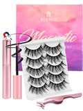 Magnetic Eyelashes Kit with Eyeliner - 5 Pairs Reusable Lashes