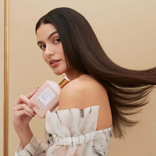 ALFAPARF MILANO Lisse Design Keratin Conditioner - Frizz Control - Maintains Keratin Smoothing Hair Treatment - Hydrating with Collagen and Keratin - For Dry, Damaged Hair (8.45 oz)