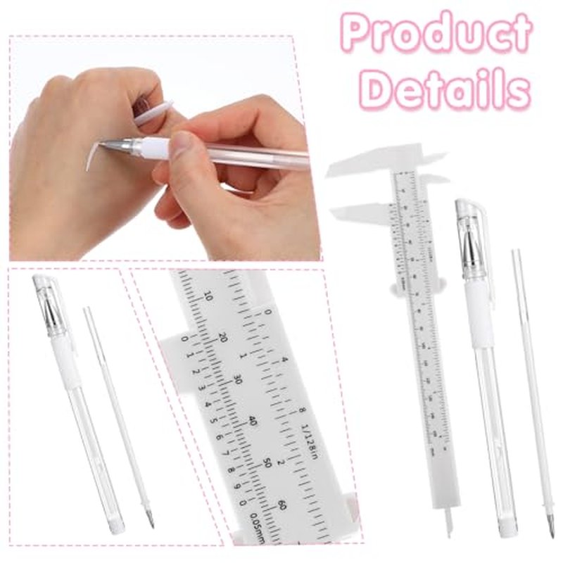 Cobee Eyebrow Mapping Pen Set with 4 Refills & Ruler
