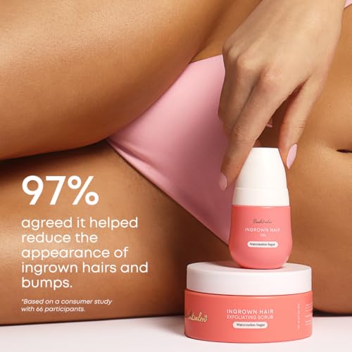 Bushbalm Ingrown Hair 2-Step Routine Kit - Oil & Scrub