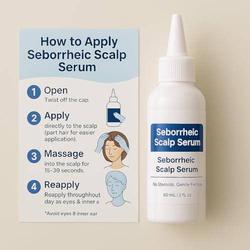 Seborrheic Scalp Serum - 8X Fast Acting Soothing Relief for Scalp & Body