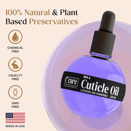 C CARE Cuticle Oil - Lavender & Chamomile, 2.5 oz