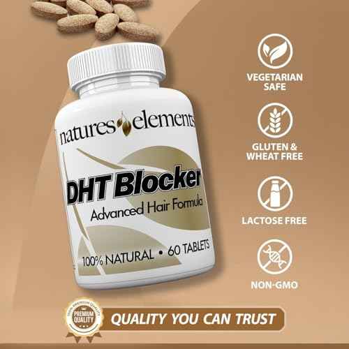 DHT Blocker ? Herbal Formula with Saw Palmetto, Fo-Ti & Beta-Sitosterol ? Supports Hair Regrowth & Gray Hair Reversal ? Non-GMO, Vegetarian - 60 Tablets - Pack of 3