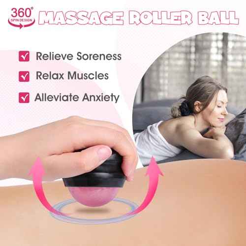 Birth Comb & Massage Roller Ball Kit for Women Labor and Delivery Essentials, Wooden Labor Comb Pregnancy Must Haves, Designed for Expectant Moms