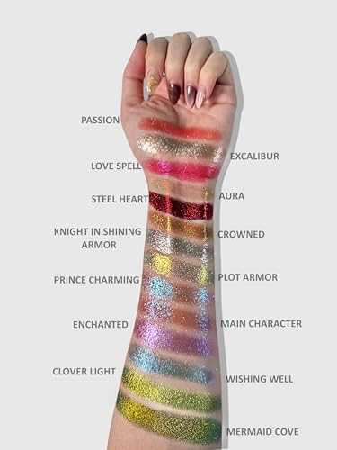Nekoyanin Pressed Pigments Iridescent Glitter - Aura Shade