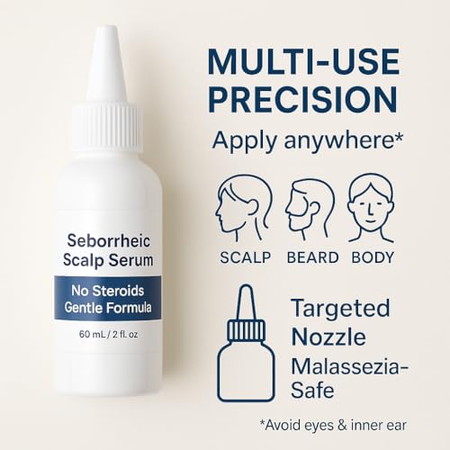 Seborrheic Scalp Serum - 8X Fast Acting Soothing Relief for Scalp & Body