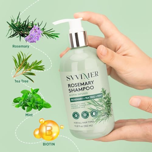 Svvimer Biotin Rosemary Hair Thickening Shampoo & Conditioner