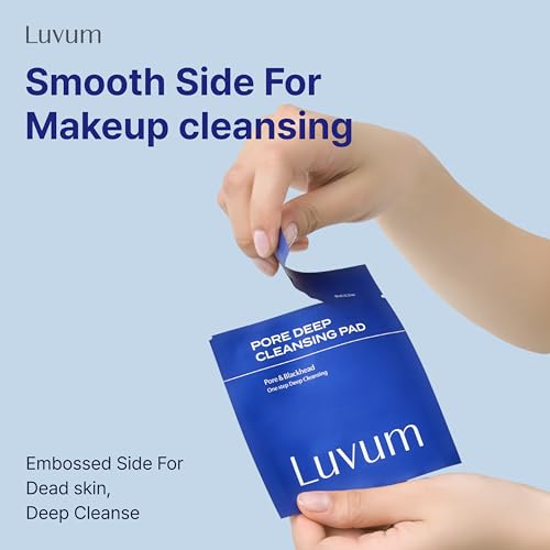 Luvum Pore Deep Cleansing Pads, 10-Pack Travel Kit