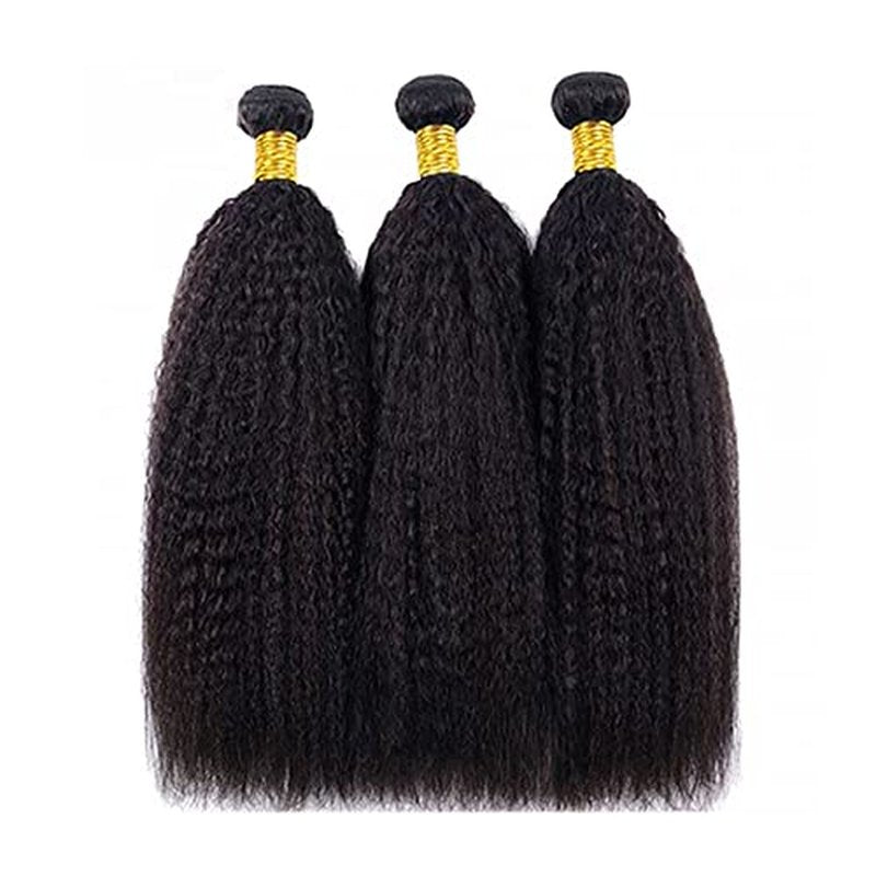 #1B Yaki Straight Hair Bundles 26 Inch 150g Brazilian