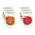 Yardley London Limited Edition Soap Variety 6 Pack ? 3 Cinnamon Swirl & 3 Frosted Cranberry Moisturizing Bath Bars, Infused with Essential Oils 4oz
