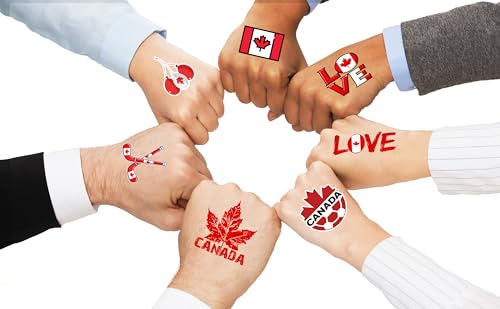 176 Canada Temporary Tattoos Stickers - Party Favors