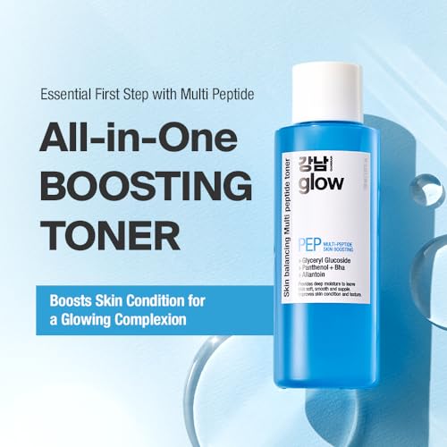 Multi-Peptide Skin Boosting Toner - Hydrating, Soothing, Exfoliating Toner for Face I Niacinamide & Hyaluronic Acid & Salicylic Acid I Face Moisturizer | Korean Skin Care - 5.07floz