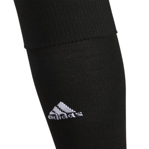 adidas Rivalry Soccer Socks Cushioned Over The Calf (OTC) (2-Pair), Black/White, X-Small