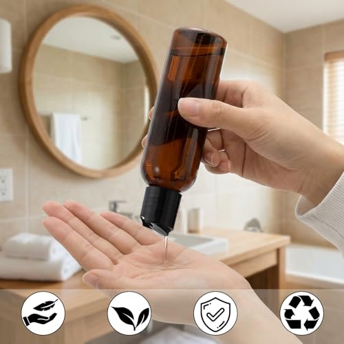 Bekith 30 Pack 4oz Travel Bottles, Leakproof Squeeze Containers