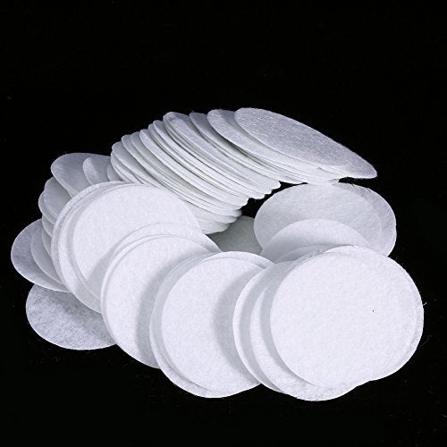 Microdermabrasions Filters, 500pcs Replacement Sponge Cotton Filter Round Filtering Pads Microdermabrasion Filters Facial Vacuum Filters for Blackhead Removal Beauty Machine(10mm)