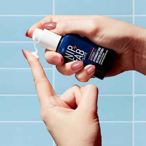 Nip+Fab Glycolic Fix Overnight Skin Reviver Extreme 8%, 1.52 fl oz, Face Skin Exfoliant with Lactic Acid and Special Formula to Soften, Hydrate and Regenerate