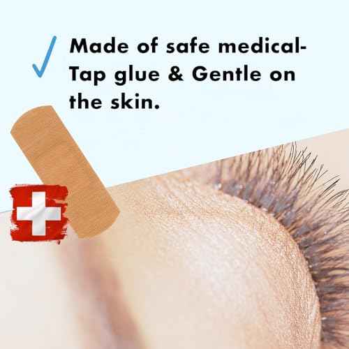 D-UP False Eyelash Glue, Quick-Setting Lash Glue for Eyelash Extensions, Easy-to-Use Eyelashes Strips for Beginners, Strong Hold Lash Extension, Seamless Finish, Made in Japan, 502, Clear