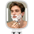Heated Fogless Shower Mirror with LED Light & Razor Holder