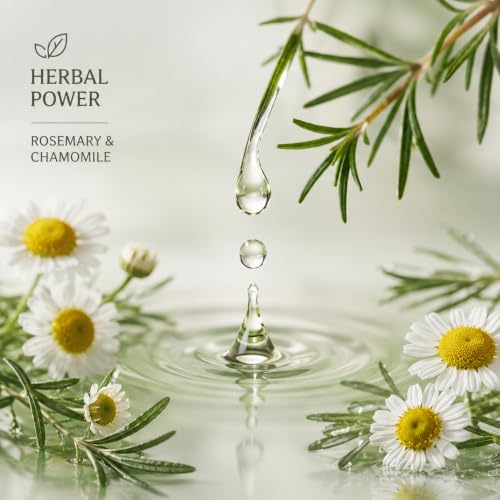 Herbal Hair Growth Shampoo with Chamomile & Rosemary - Biotin Boost