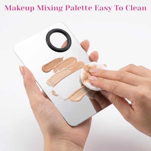 Makeup Mixing Palette Set with Brushes & Spatula - 6Pcs