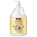 USDA Organic Fractionated Coconut Oil, 1 Gallon (128 Fl Oz), Liquid Coconut Oil for Massage & Bulk Use, Professional Body & Carrier Oil, Unscented, Hexane Free