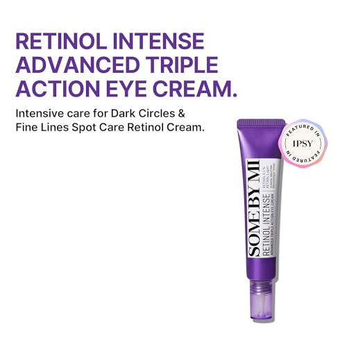 SOME BY MI Retinol Intense Advanced Triple Action Eye Cream ? Pack of 2 ? Korean Retinol Under Eye Cream Anti Aging for Fine Lines ? Brightens Dark Circles & Smooths Skin Texture ? Korean Skin Care