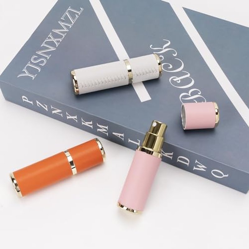 3 Pack Portable Perfume Atomizer Bottles, 5ml Refillable Travel