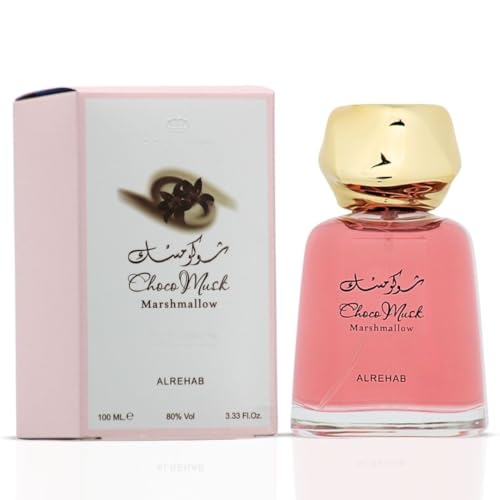 Al-Rehab Choco Musk Marshmallow Unisex Eau de Parfum 3.4oz - Long-Lasting Sweet Fragrance