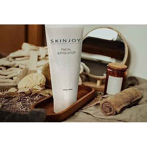 Face Exfoliator, Face Scrub with Jojoba and Beeswax Beads, Facial Skin Care Products, Blackhead Remover, Exfoliate for Face - 6.2 Oz / 175 g