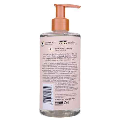 Tree Hut Vanilla Serum Infused Hand Wash, Nourish & Hydrate Hands, Strengthening Skin Care, Long-Lasting Scent, Cleanse & Lock in Moisture, Cermamides, Holiday Gift & Stocking Stuffer, 11 fl oz