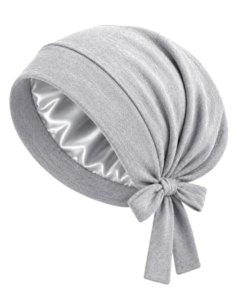 Adjustable Satin Sleep Bonnet for Curly Hair