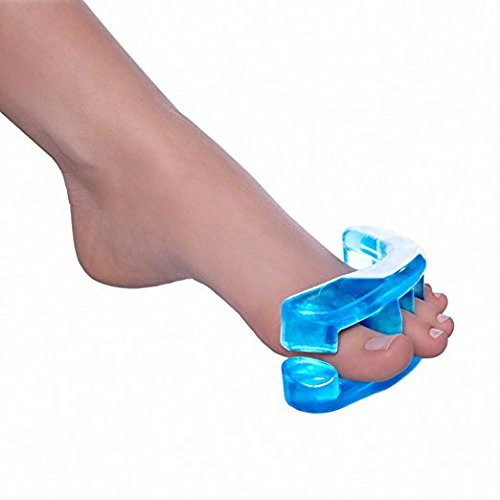 YogaToes¢ç Classic for Women - Small Fits 7 and up Sapphire Blue: Toe Stretcher & Toe Separator. Fight Bunions, Hammer Toes, Foot Pain & More!