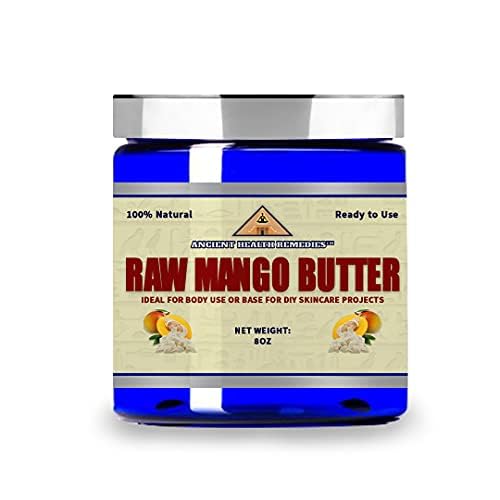 ANCIENT HEALTH REMEDIES Organic Unrefined Raw MANGO BUTTER JAR/BLOCKS