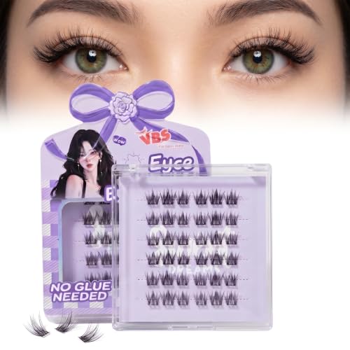 Self-Adhesive Eyelash Clusters 10mm Wispy Volume