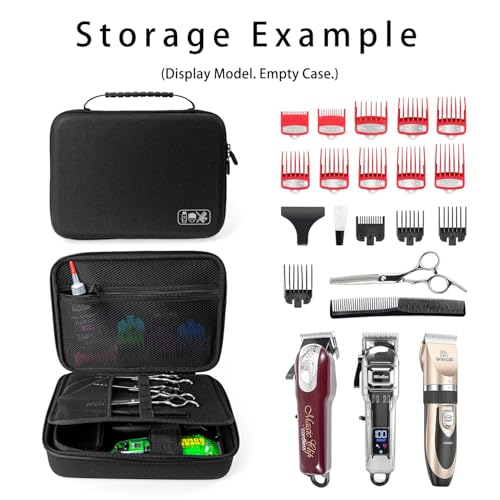 Hard Travel Case for Hair Clippers & Grooming Accessories