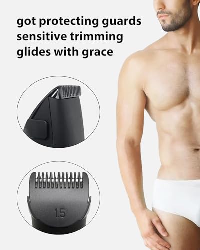 Replacement Blades & Guards for MANSPOT Trimmer HCW017 HCW003A