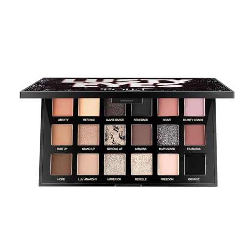 Polet 18-Color Matte Eyeshadow Palette with Shimmer & Glitter