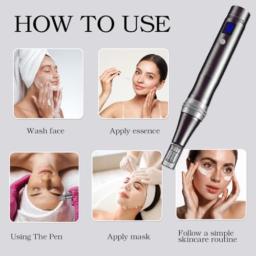 Derma Roller Pen 0.25mm Microneedling Tool for Home Skincare