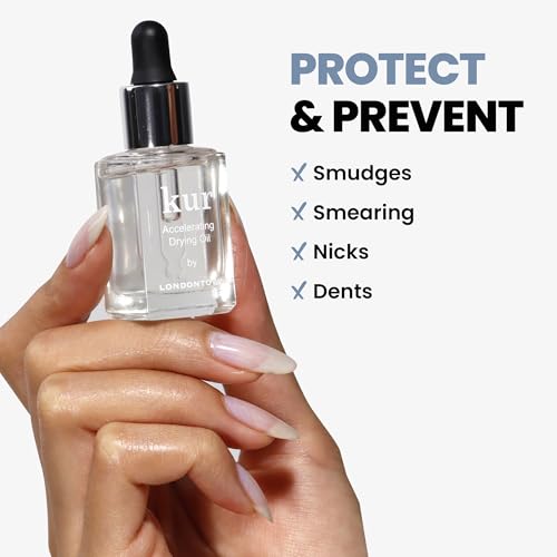 LONDONTOWN Quick Dry Nail Oil | Accelerates Drying & Adds Shine