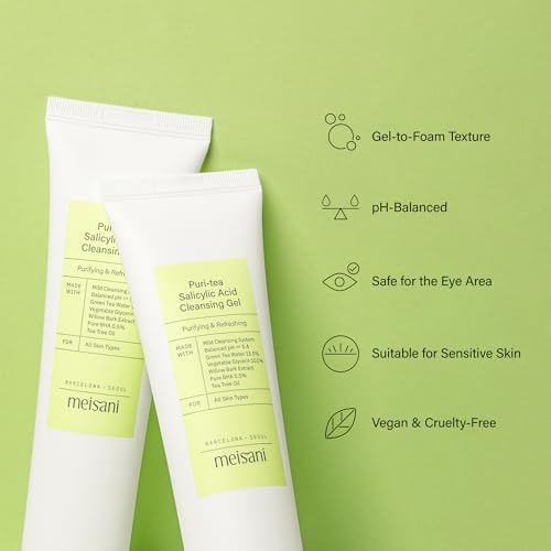 Salicylic Acid Cleansing Gel Face Wash 5.07 oz | BHA & Green Tea
