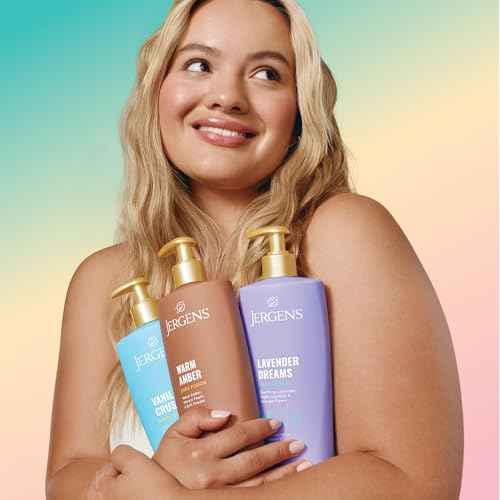 Jergens Shea Fusion Lavender Dreams Body Lotion, Scented Lotion, Moisturizer with Shea Butter and Vitamin E, 14 Fl Oz