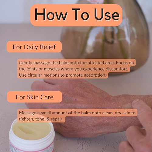 Vitality Helichrysum Balm 2oz - Moisturizing Skin Healing Balm