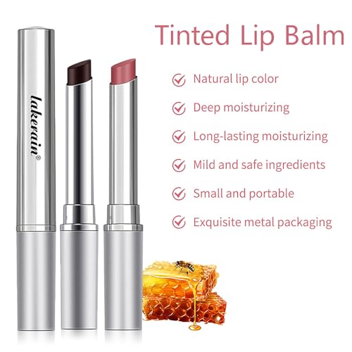 Honey Tinted Lip Balm 2-Pack – Sheer Hydrating Lip Tint & Gloss