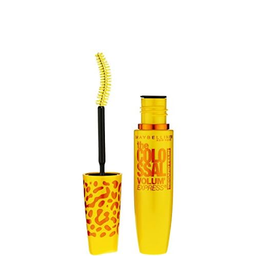 Maybelline New York Volum' Express The Colossal Cat Eyes Washable Mascara Makeup, Glam Black, 2 Count, Washable Glam Black