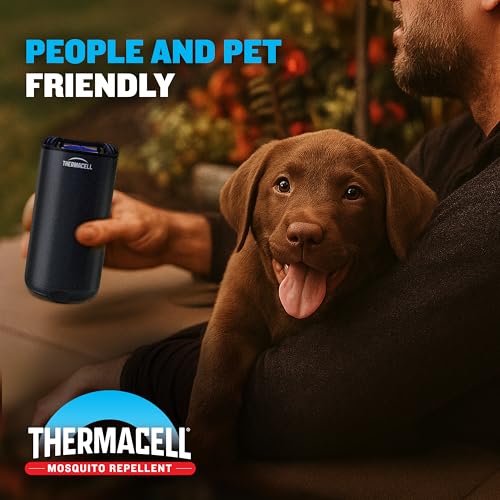 Thermacell Mosquito Repeller | 15-Ft Zone | DEET-Free | 12-Hr Refill